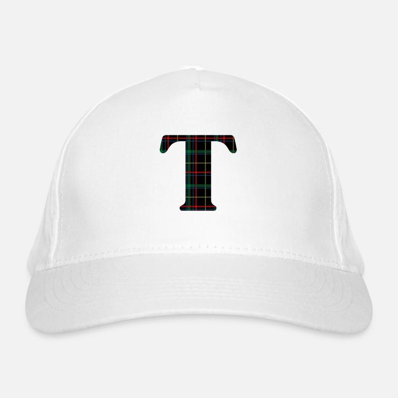 Monogrammierter schottischer Tartan t Bio-Baseballkappe