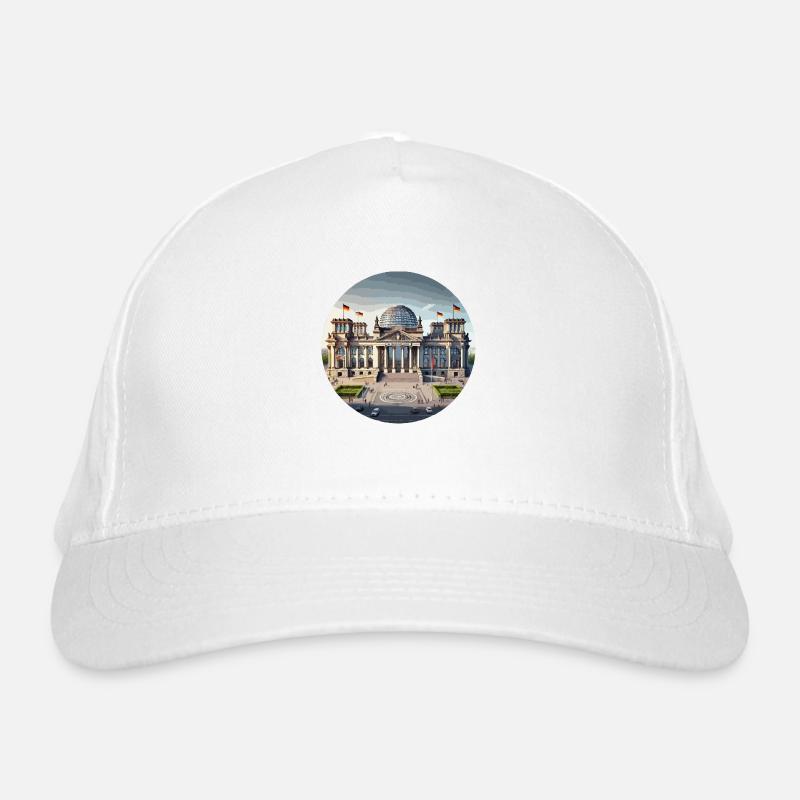 Reichstagsgebäude - Casquette classique bio - blanc