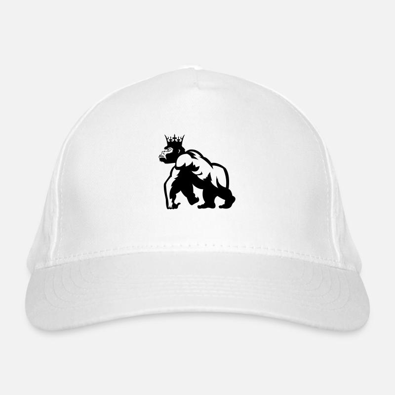 gorilla king Bio-Baseballkappe