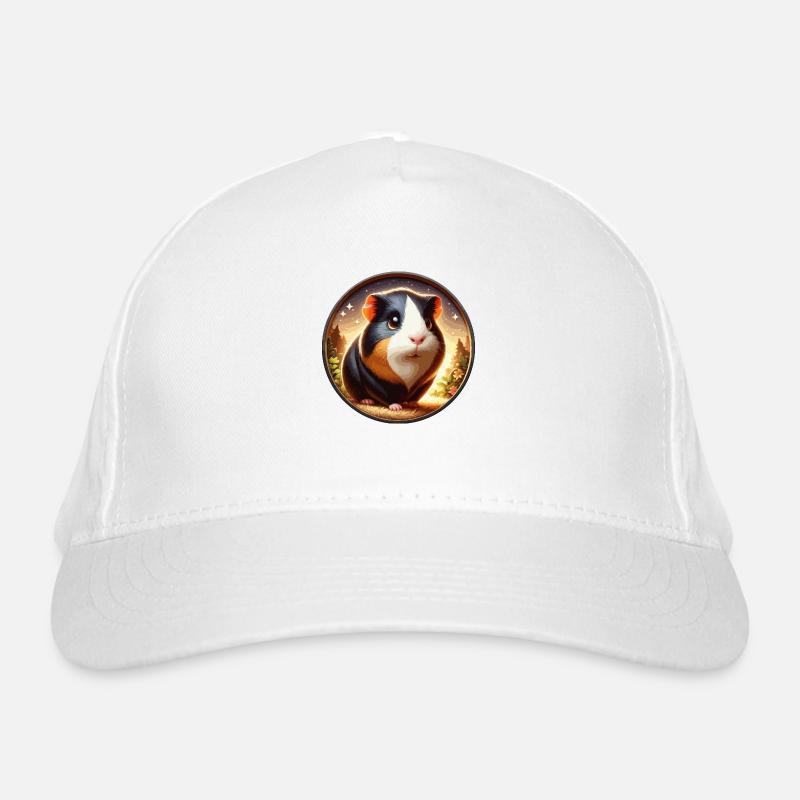 Cochon d’Inde la nuit Casquette classique bio
