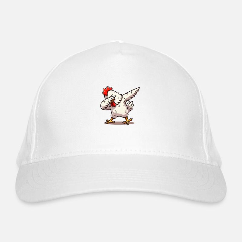 dabbing huhn Bio-Baseballkappe