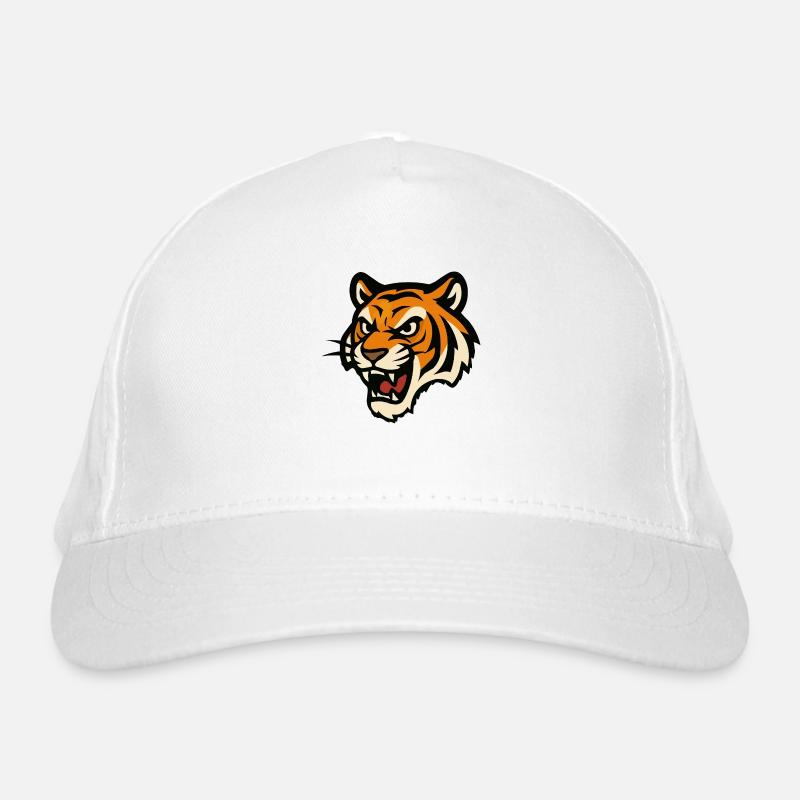 tiger comic Bio-Baseballkappe