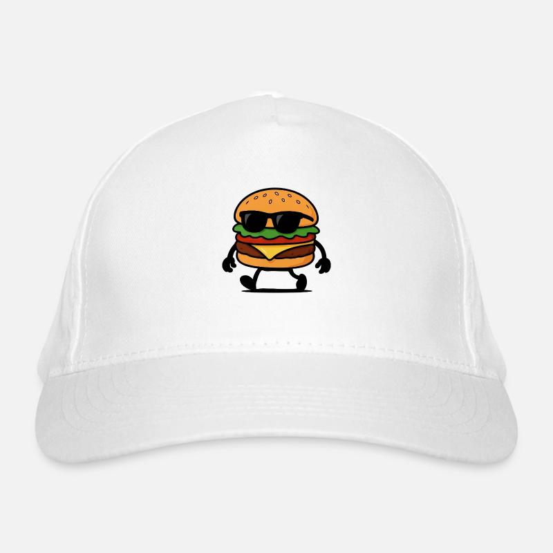 burger sonnenbrille Bio-Baseballkappe