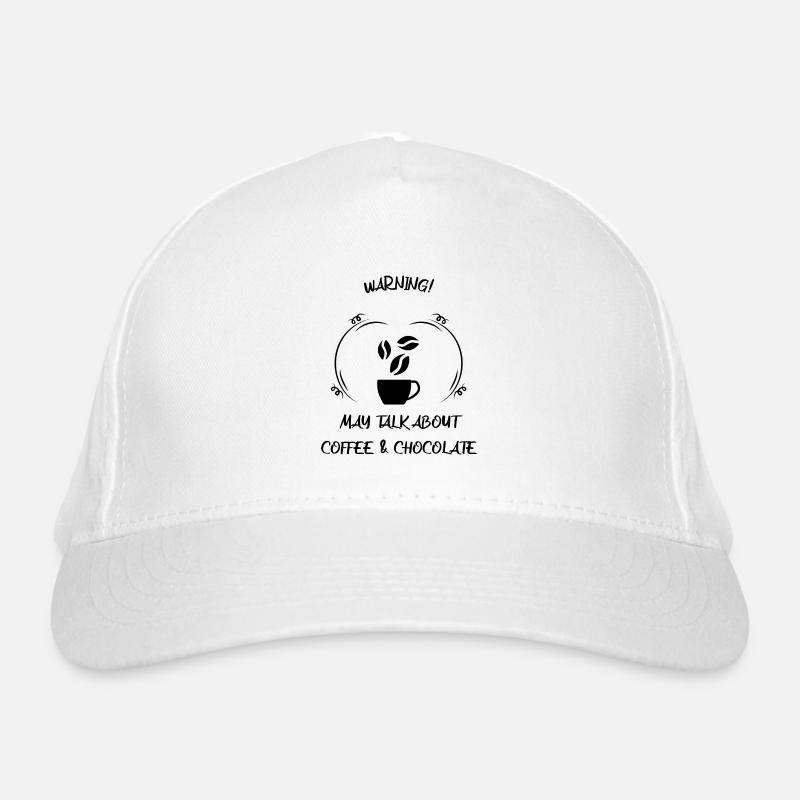 Café, expresso, café et chocolat Casquette classique bio