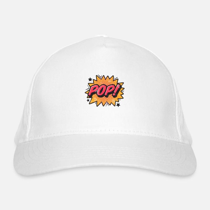 POP 80S COMIC STYLE GRAFFITI COMICS MOTIF CADEAU Casquette classique bio