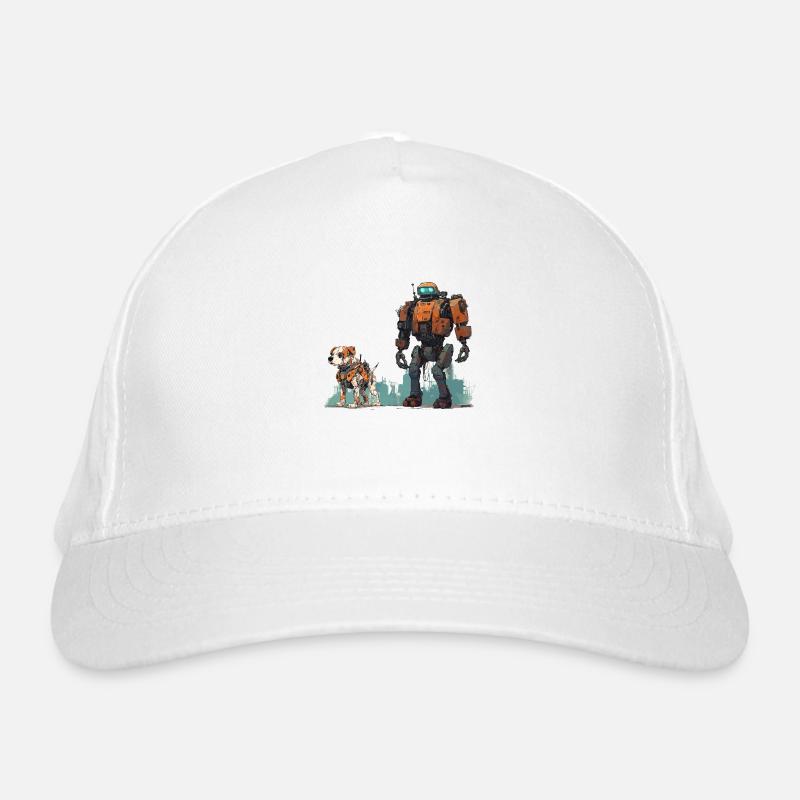Robot avec Robo Dog SCI-FI Dog Walk Robotics Casquette classique bio