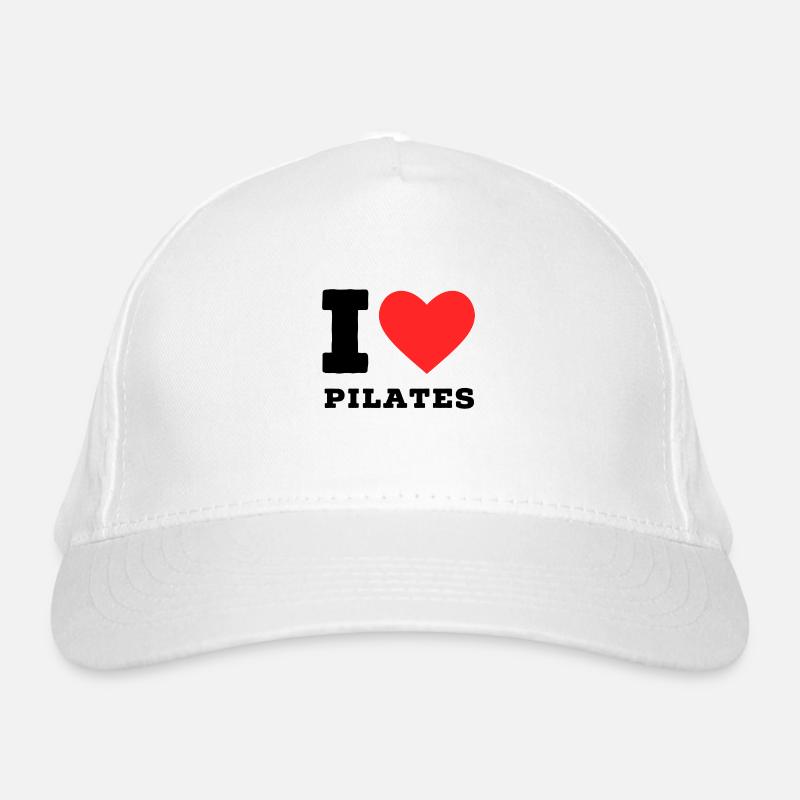 Ich liebe Pilates Bio-Baseballkappe