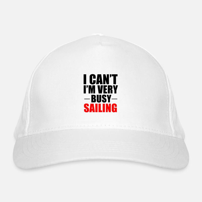 Busy Sailing Organic Baseball Cap