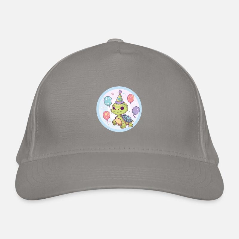 Tortue Anniversaire Bébé Casquette classique bio