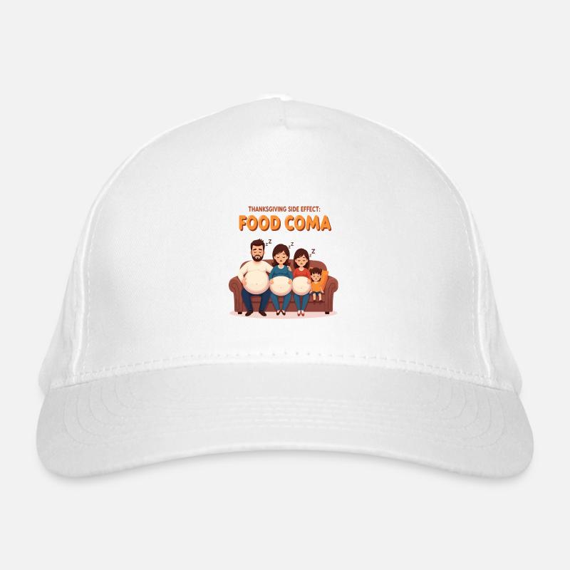 Coma alimentaire de Thanksgiving Casquette classique bio
