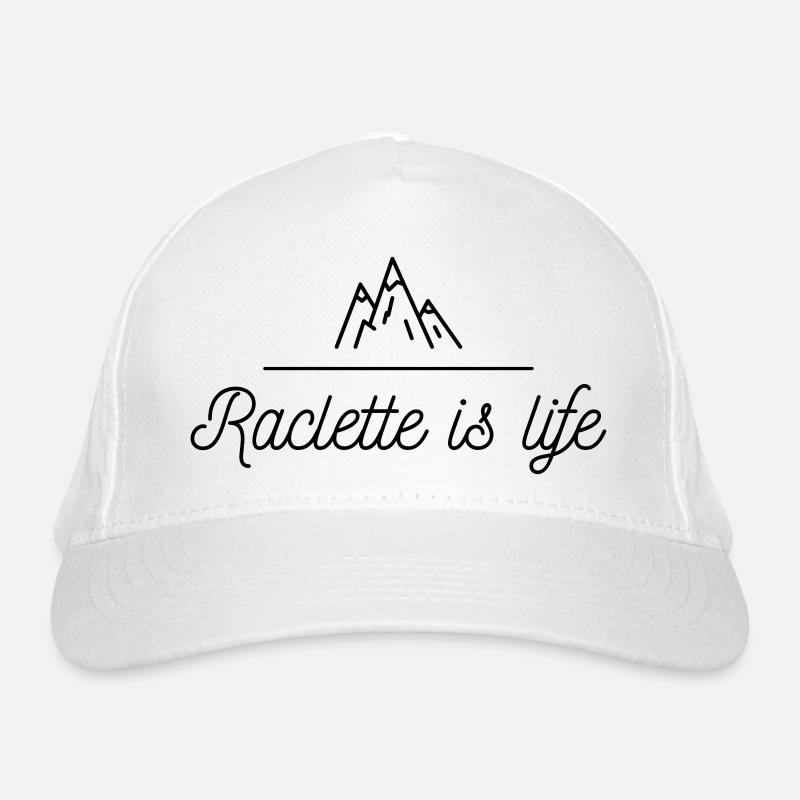 Raclette is life Casquette classique bio