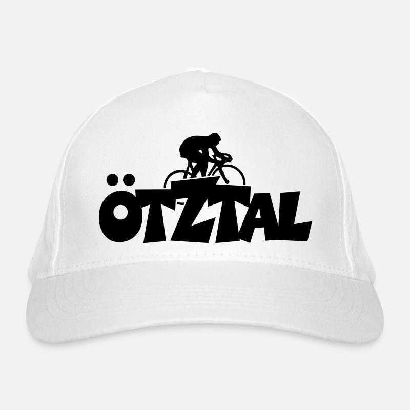 Ötztal Fahrrad - Bio-Baseballkappe - Weiß