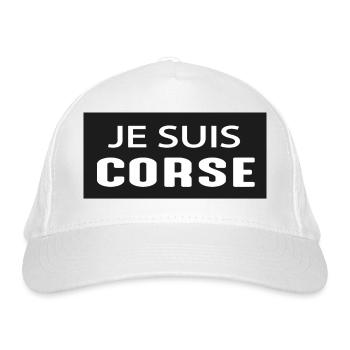 Je suis corse - Casquette classique bio - blanc - Devant