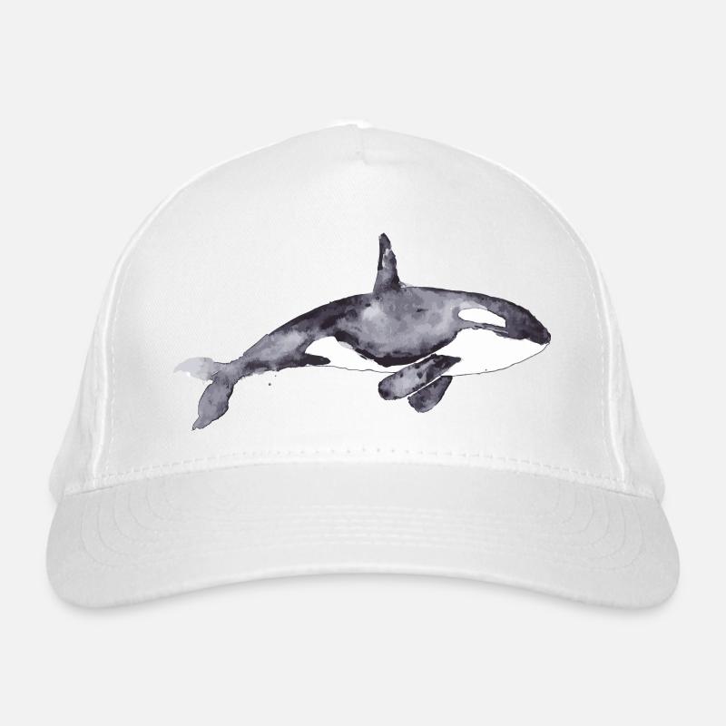 Orca - Bio-Baseballkappe - Weiß