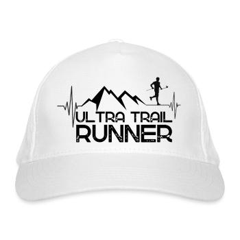 Ultra Trail Runner - Casquette classique bio - blanc - Devant