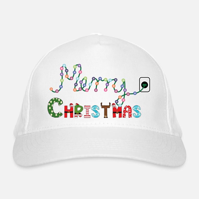 Lumières du sapin de Noël Casquette classique bio