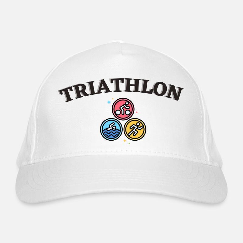 Triathlon natation Cyclisme Casquette classique bio