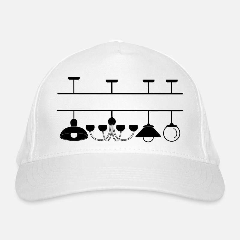 Lampenaussparung für eigenen Text Bio-Baseballkappe