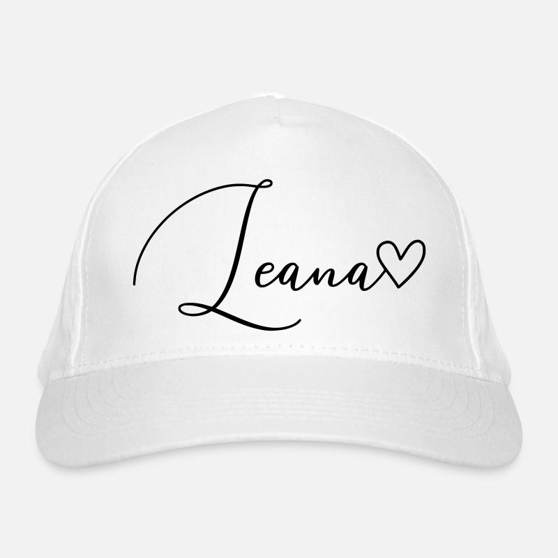 Leana Nom Prénom Fille Casquette classique bio