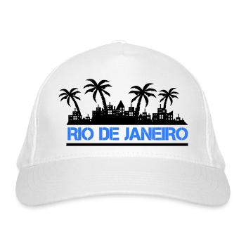 rio de janeiro - Bio-Baseballkappe - Weiß - Vorne