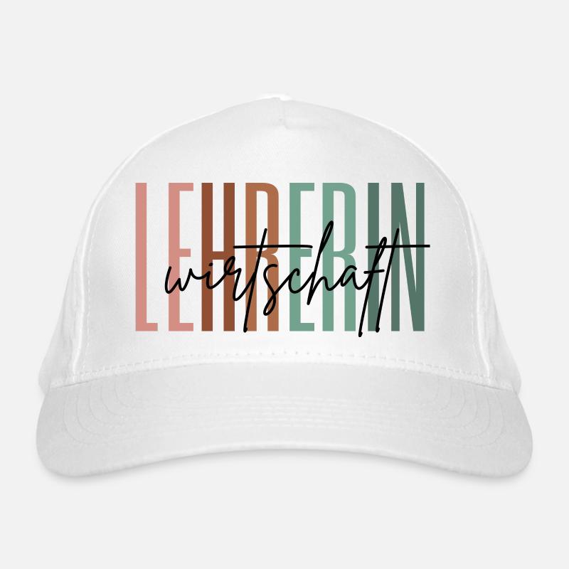Lehrerin Wirtschaft Wirtschaftslehrerin Geschenk Bio-Baseballkappe