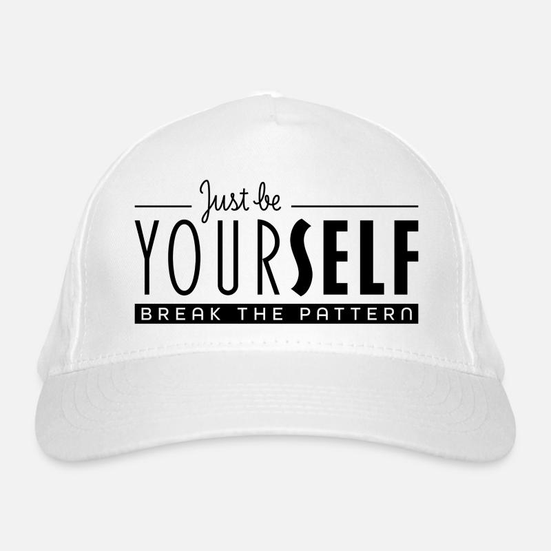 Soyez simplement vous-même et brisez le schéma Casquette classique bio