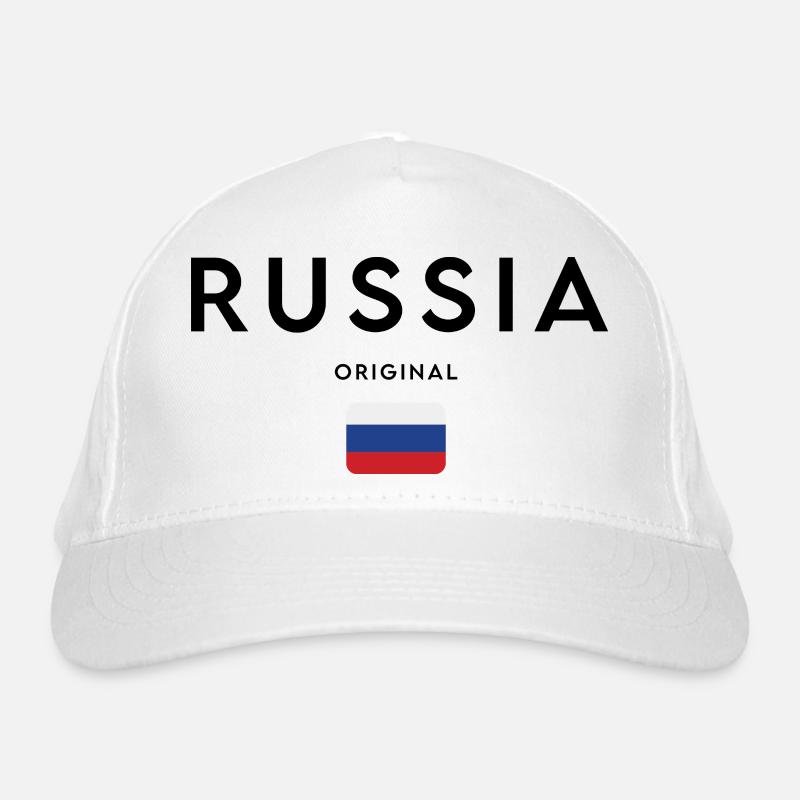 Russian pride, minimalist sleek design Organic Baseball Cap