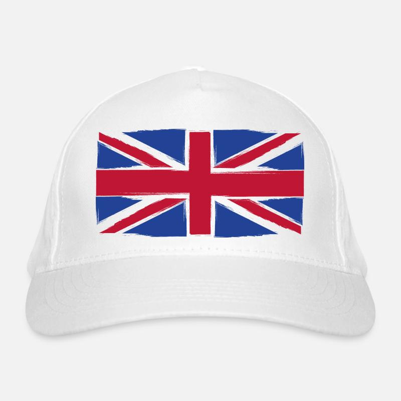 Art du drapeau Grunge Union Jack Casquette classique bio