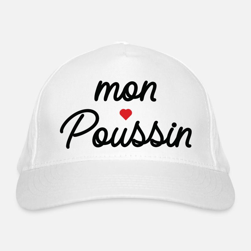 Mon Coeur Coussin Script Casquette classique bio