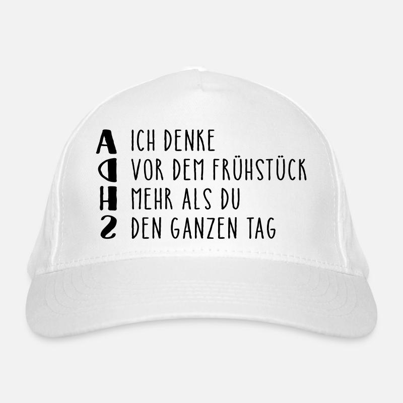Provocative ADHD saying Organic Baseball Cap