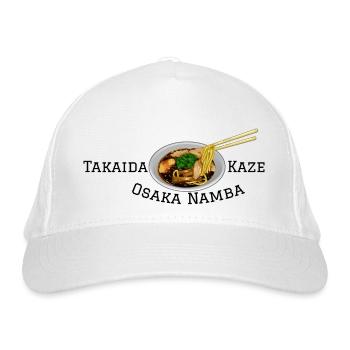 Osaka Takaida Ramen - Organic Baseball Cap - white - Front