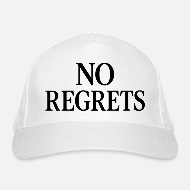 No Regrets Organic Baseball Cap