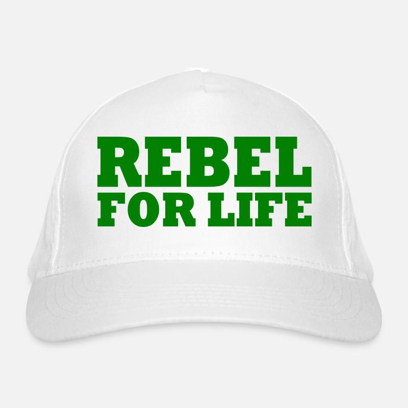 Rebelle pour la vie Casquette classique bio