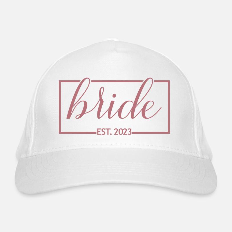 Braut Est. 2023 Verlobung Brautdusche Hochzeit Bio-Baseballkappe