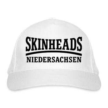 Skinheads Niedersachsen - Bio-Baseballkappe - Weiß - Vorne