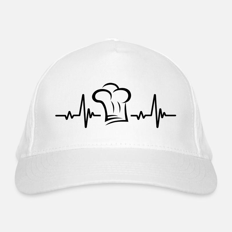 Palpitations cardiaques de la toque de chef Casquette classique bio