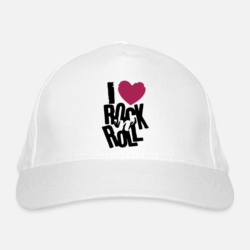 i love rock n roll Casquette classique bio