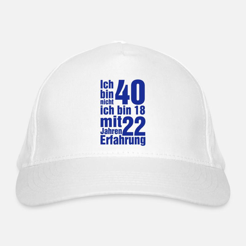 22 ans d'expérience Casquette classique bio