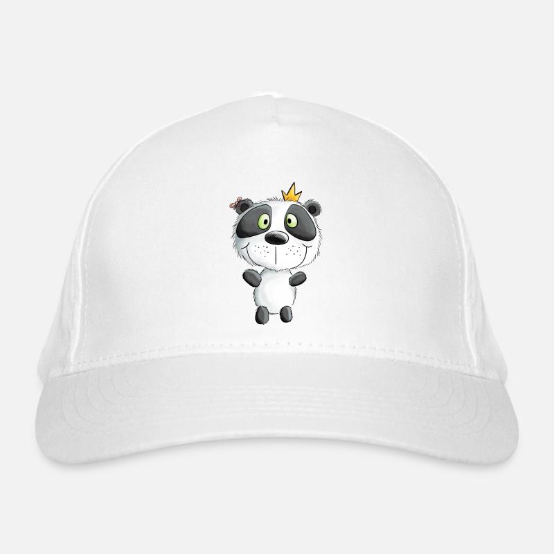 Panda Prinzessin I Mädchen I Lustige Comic Tiere Bio-Baseballkappe