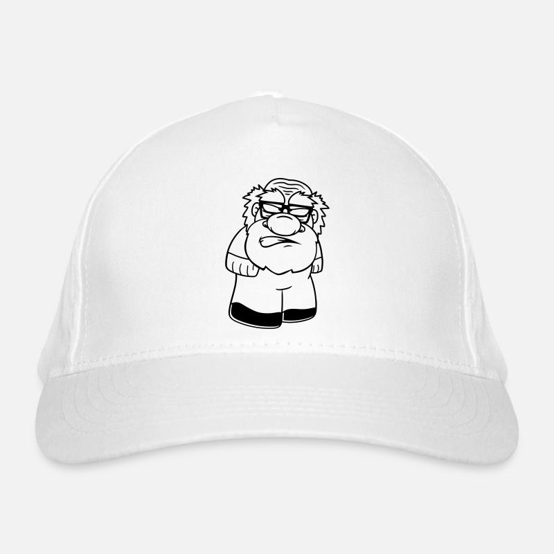 dwarf small face head boes veraergert wue Organic Baseball Cap