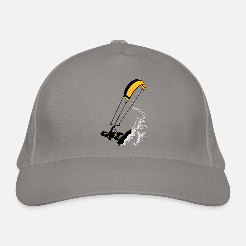 Kitesurfer and wave flex Casquette classique bio