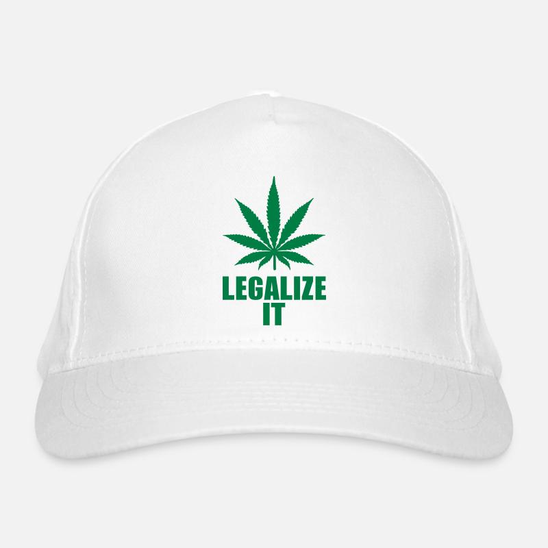 Marihuana Bio-Baseballkappe