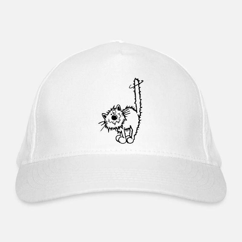 Liebe Katze Bio-Baseballkappe