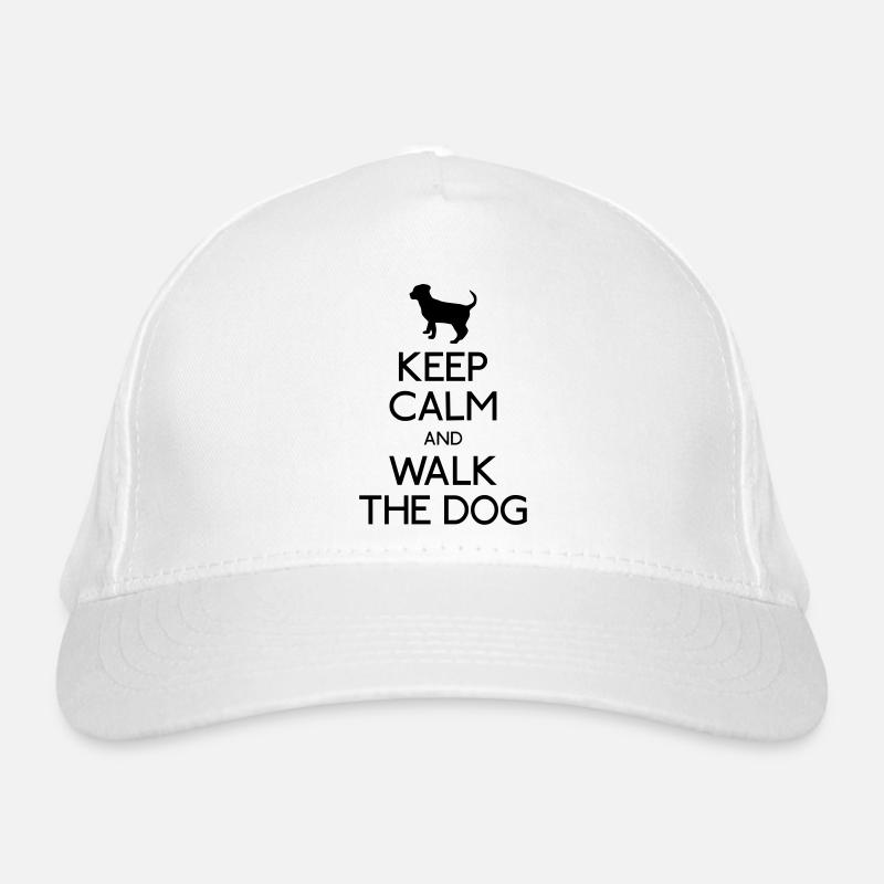 Keep Calm and walk the dog Organic Baseball Cap