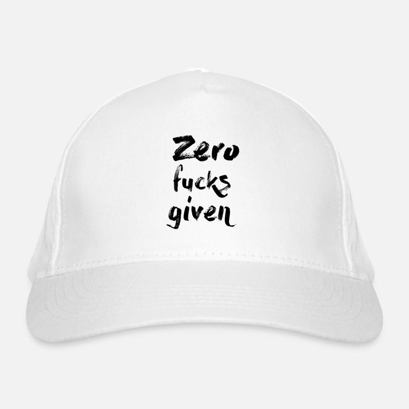 Zero Fucks Given Bio-Baseballkappe