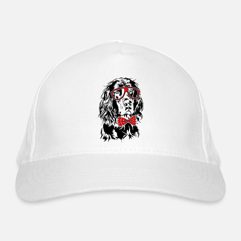 Funny GORDON SETTER Glasses Dog Wilsigns Organic Baseball Cap