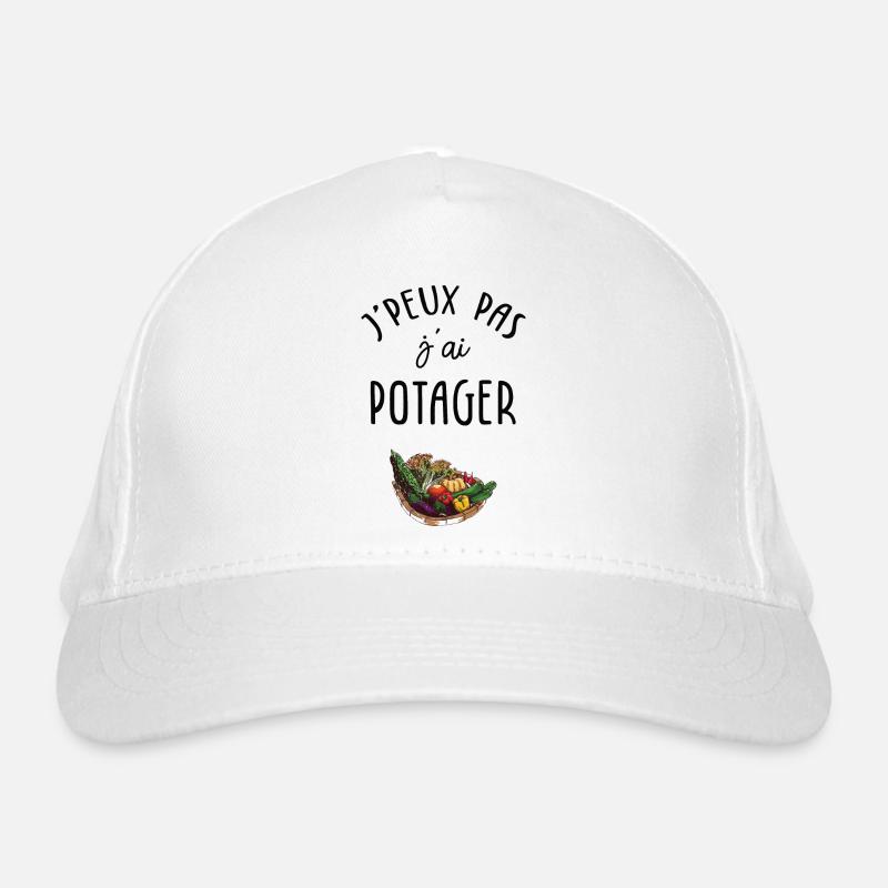 J'peux pas j'ai potager Casquette classique bio