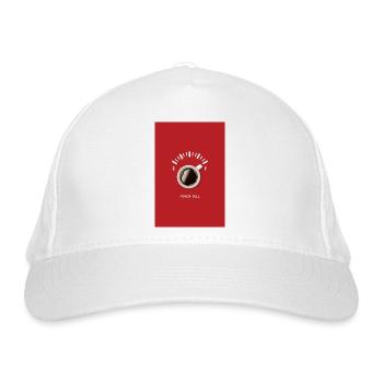 Full Power Coffee - Bio-Baseballkappe - Weiß - Vorne
