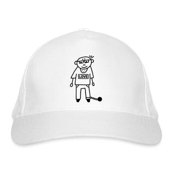 Convict Prisoner Husband - Prisoner - Organic Baseball Cap - white - Front