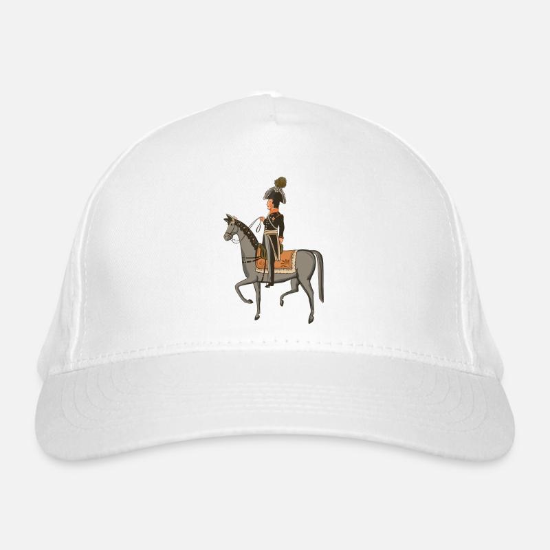 Der König zu Pferd Bio-Baseballkappe